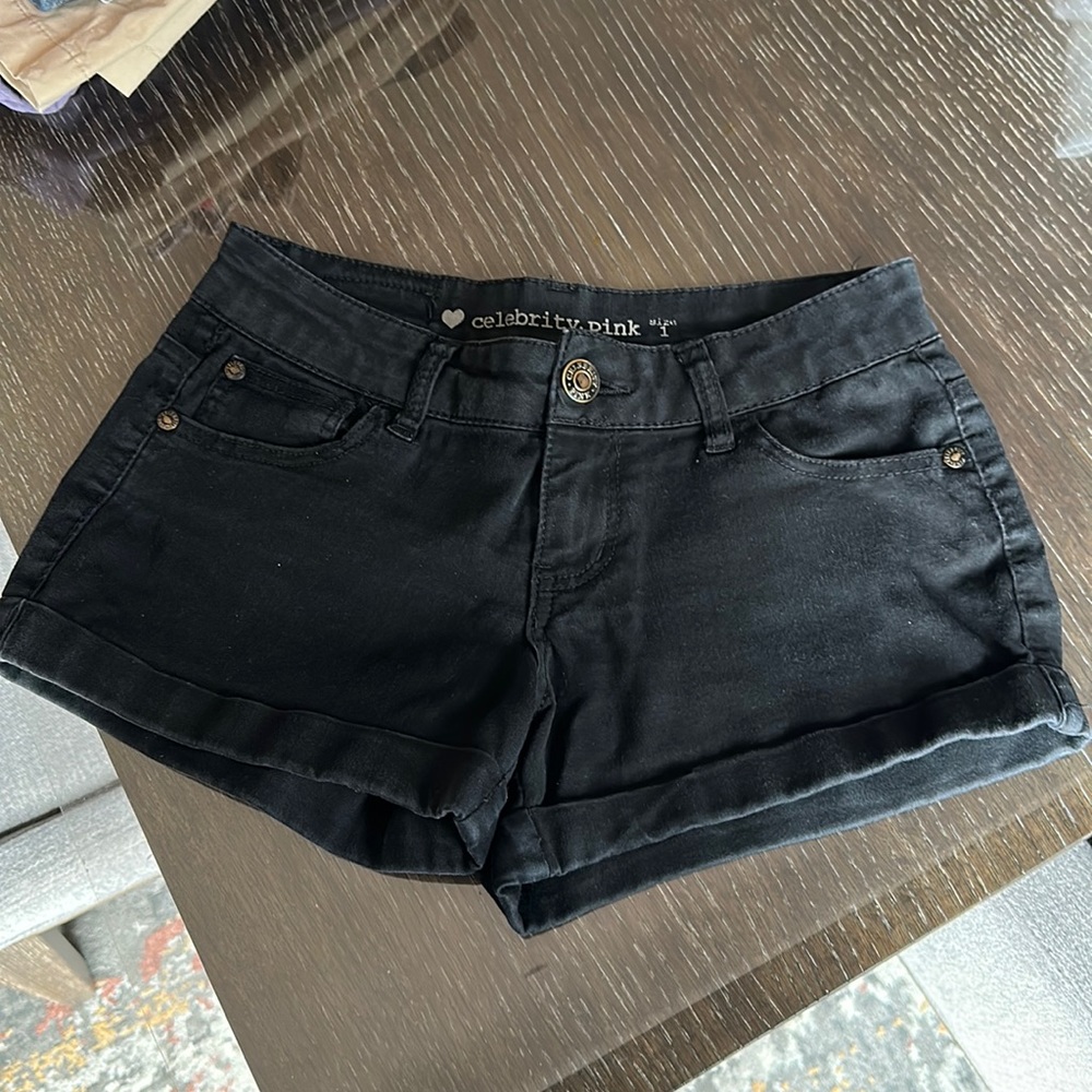 Celebrity Pink used black shorts size 1